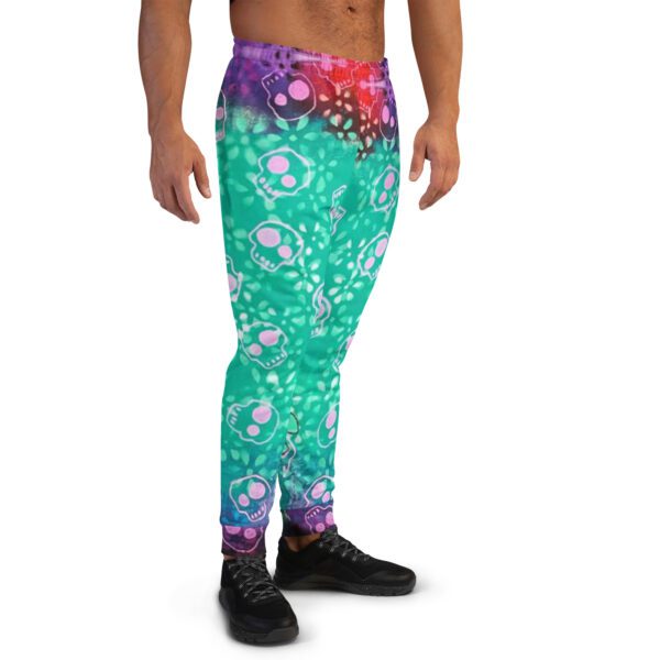 Colored Skullz by Mark Narens Men's Joggers